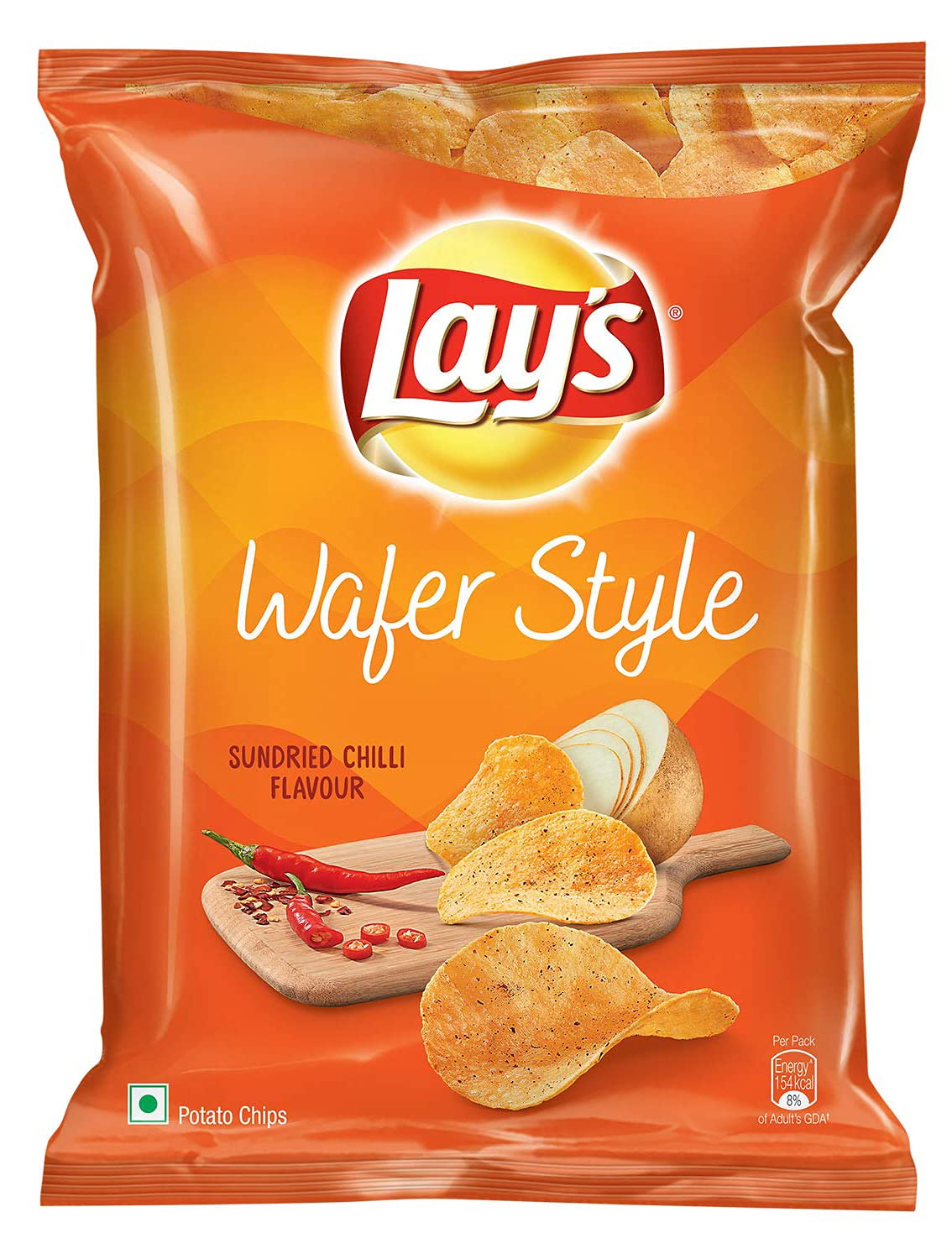 Wafer Style Chips, Sundried Chilli