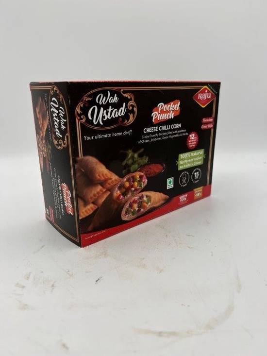 Cheese chilli corn pocket punch wah ustad