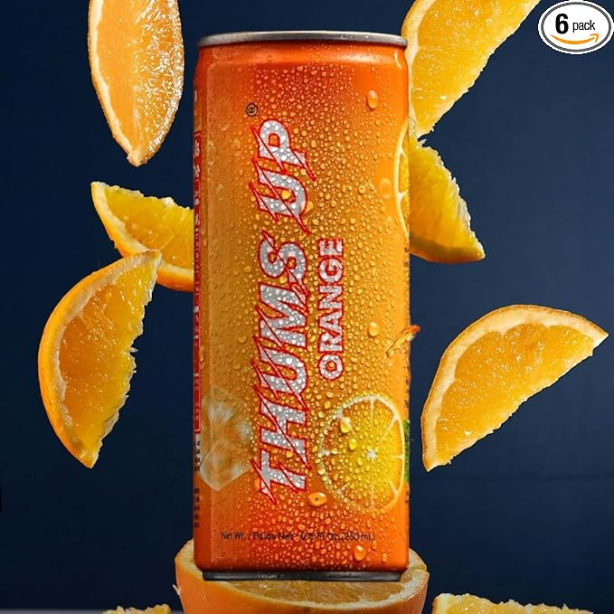 ORANGE CAN THUMS UP