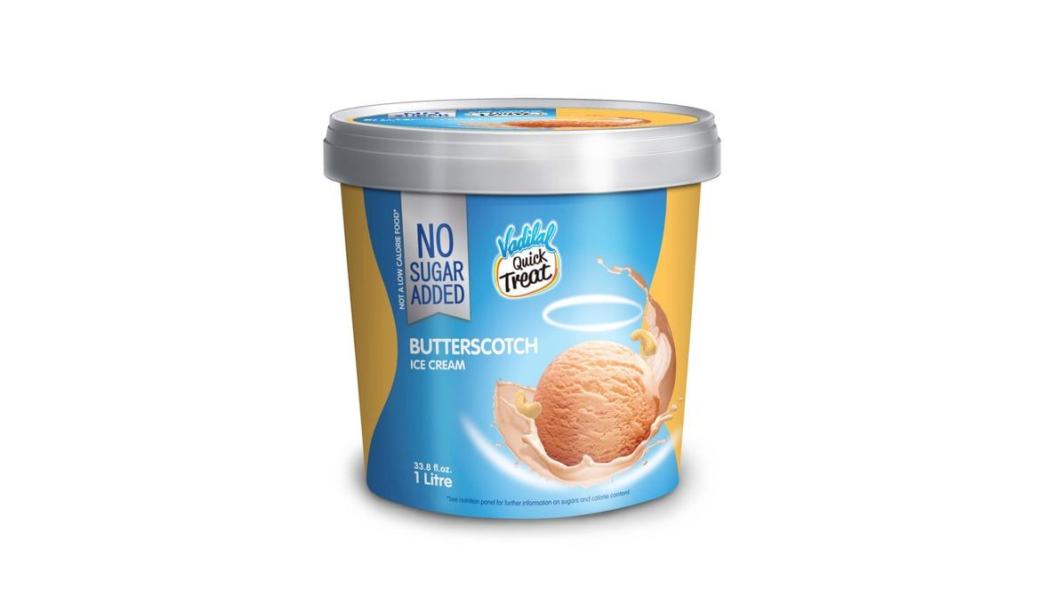 No sugar added ice cream butterscotch