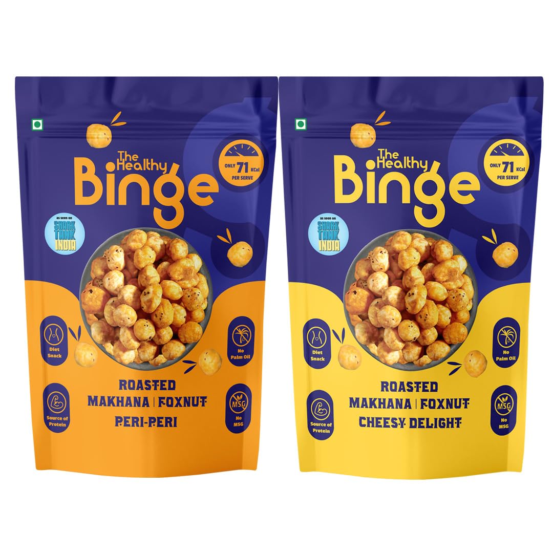 Roasted Makhana Cheese Delight The Healthy Binge