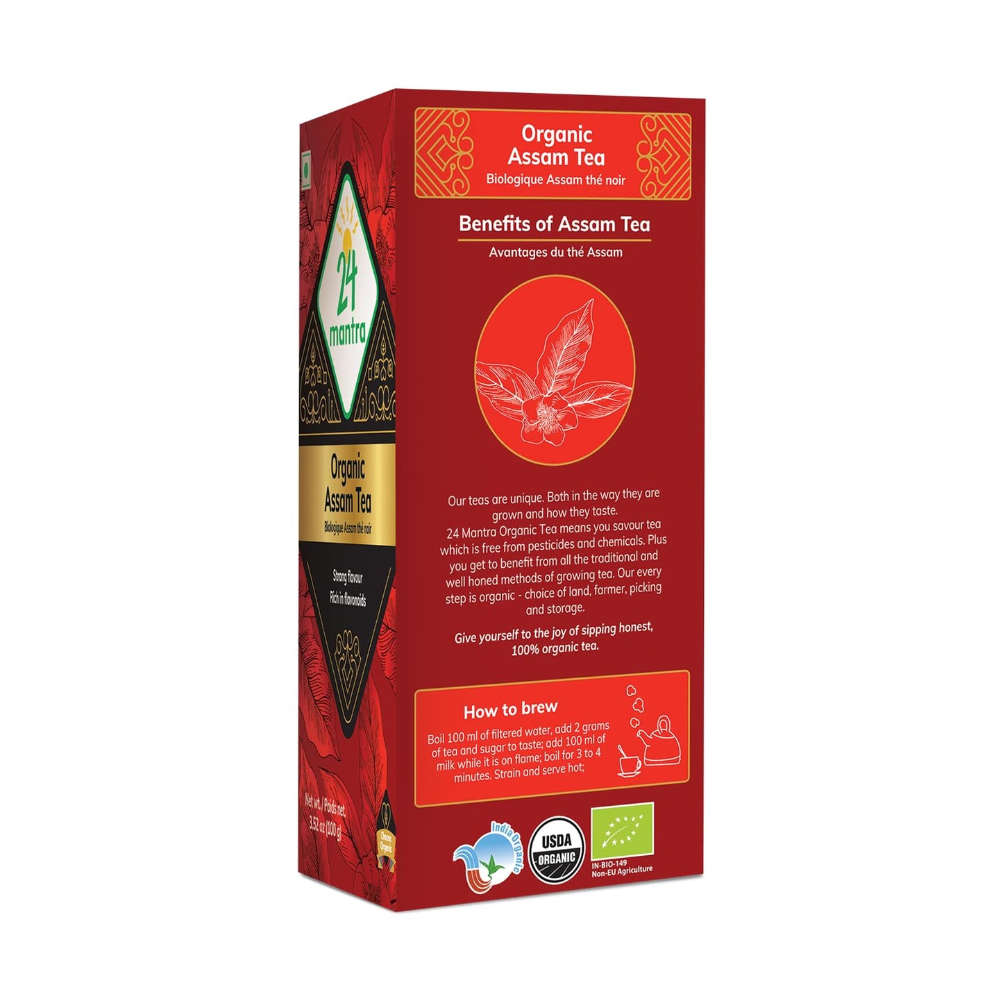 24M ORG ASSAM TEA 100G