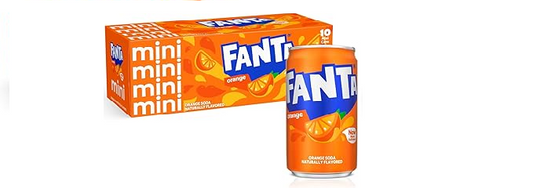 Fanta Orange Flavored Soda