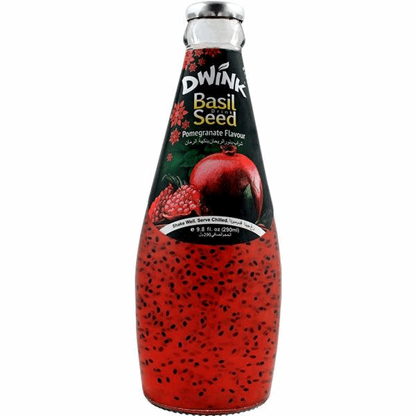 BASIL SEED DRINK POMEGRANATE FLAVOR