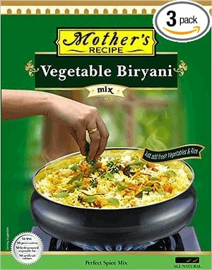 VEGETABLE BIRYANI MIX Mother's Recipe