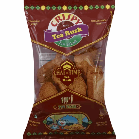 Whole wheat tea rusk