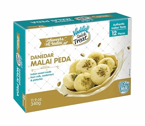 Danedar Kesar Peda Indian Sweets