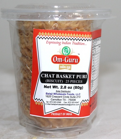 CHAT BASKET PURI OM GURU  JAYANTIBHAI TANNA
