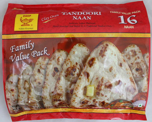 Tandoori Naan Family Pack - 16 PCS