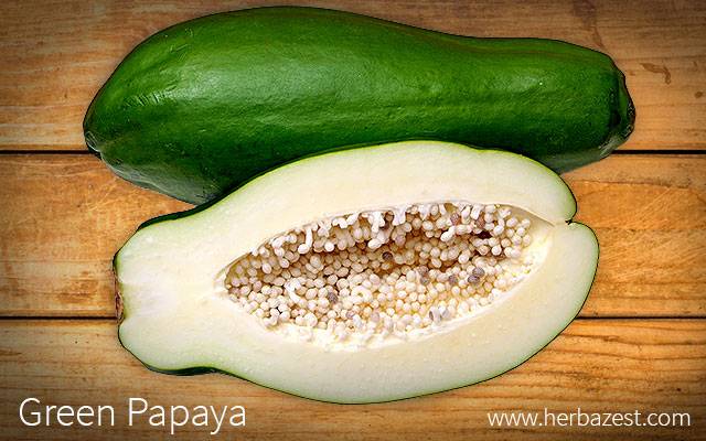 GREEN PAPAYA