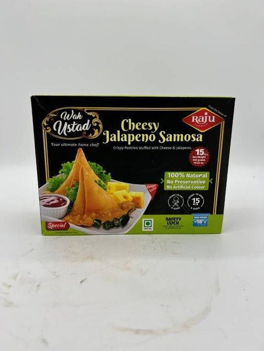 Cheesy jalapeno samosa