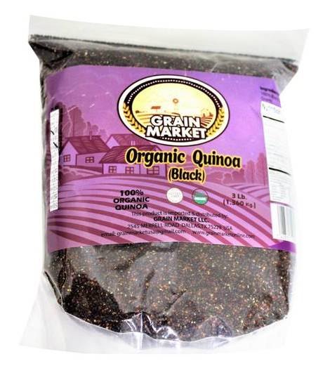 Organic black quinoa