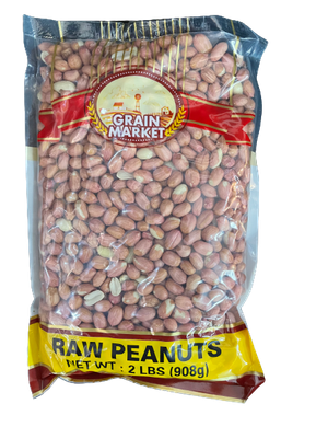 Raw peanuts grain market
