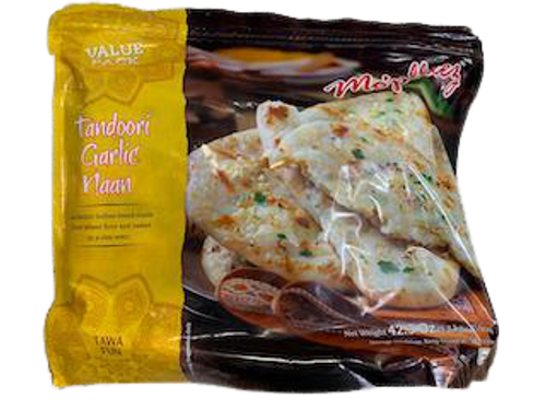 Tandoori garlic naan
